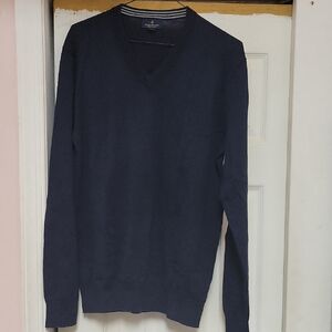 Brooks Brothers Dark Blue/Navy V-Neck Sweater